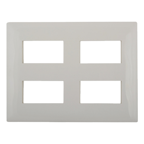 Legrand Mylinc 12M Pearl White Cover Plate, 6763 68